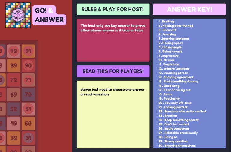 GO! & ANSWER - Board Game (Learn & Play)-images-4